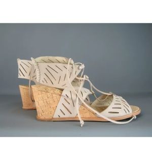Dolce vita lace up wedges.